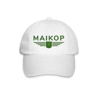 Maikop Design – For fans of the capital city of Adygea - Baseball Cap - white/white - Front