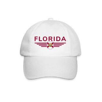 T-shirt Fan Floride – Sun & Beach - Casquette classique - blanc/blanc - Devant
