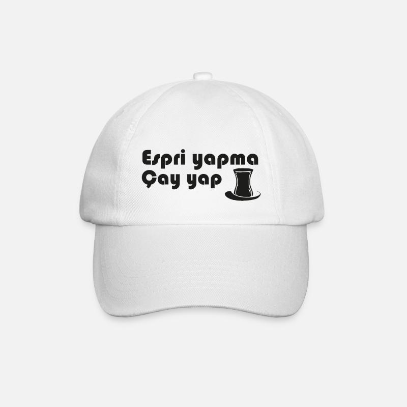 Esprii yapma Cay yap - Baseballkappe - Weiß/Weiß