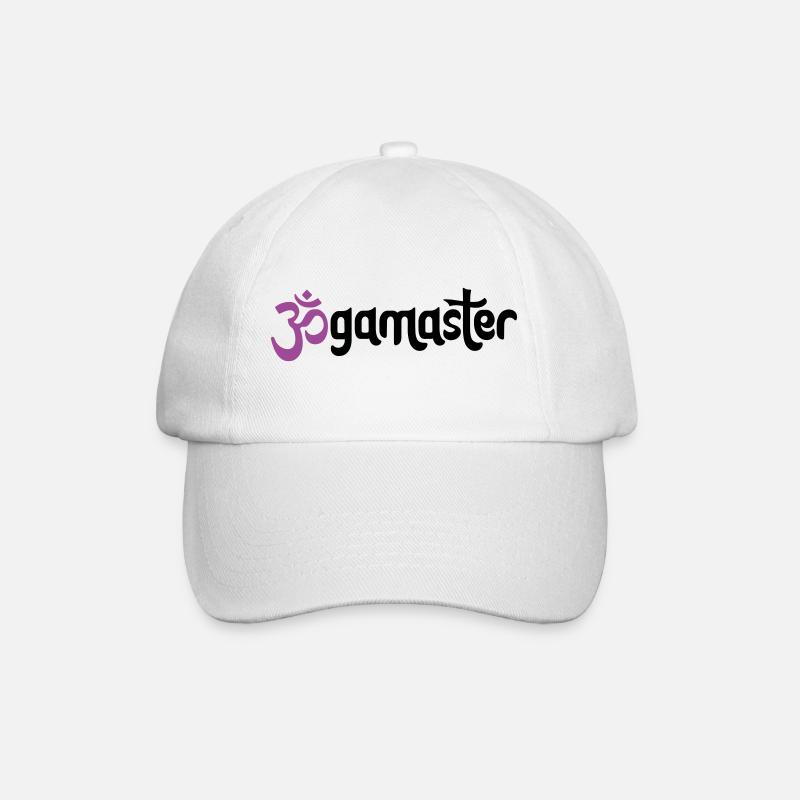 Jogamaster - Typographique OM (3 couleurs) - Casquette classique - blanc/blanc