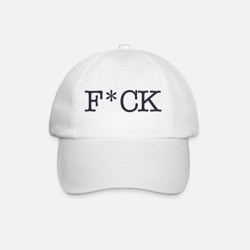 F_CK_Black - Baseballkappe - Weiß/Weiß