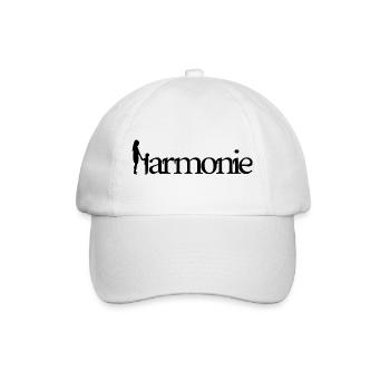 HARMONY! (family, dad, mom, children) - Baseball Cap - white/white - Front