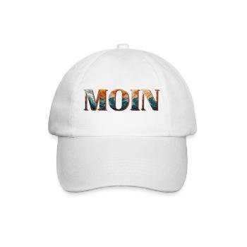 MOIN & Moinsen - Baseballkappe - Weiß/Weiß - Vorne