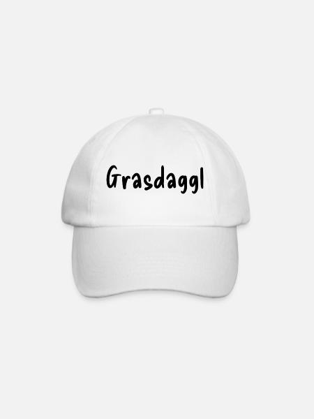 Grasdaggl - Baseball Cap - white/white