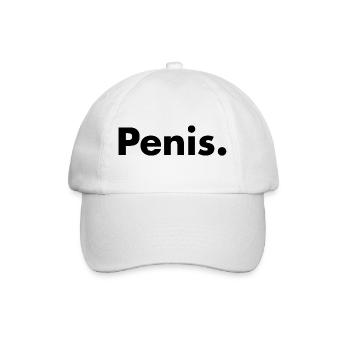 Pénis - Casquette classique - blanc/blanc - Devant