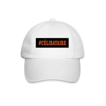 celibataire - Casquette classique - blanc/blanc - Devant