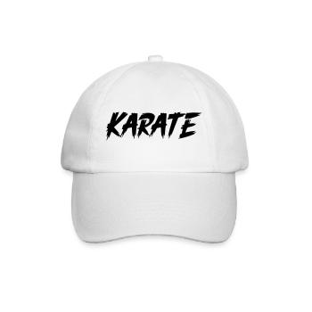 karate - Baseballkappe - Weiß/Weiß - Vorne