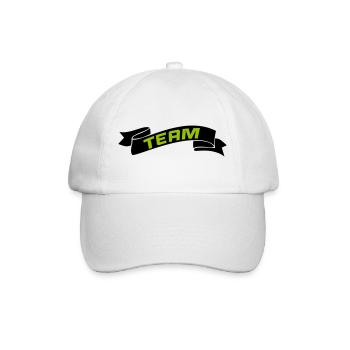 Équipe - Casquette classique - blanc/blanc - Devant