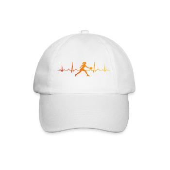Cadeau d’entraîneur de pickleball pour les fans de sports de pickleball - Casquette classique - blanc/blanc - Devant