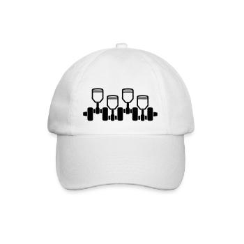 engine_2 - Casquette classique - blanc/blanc - Devant