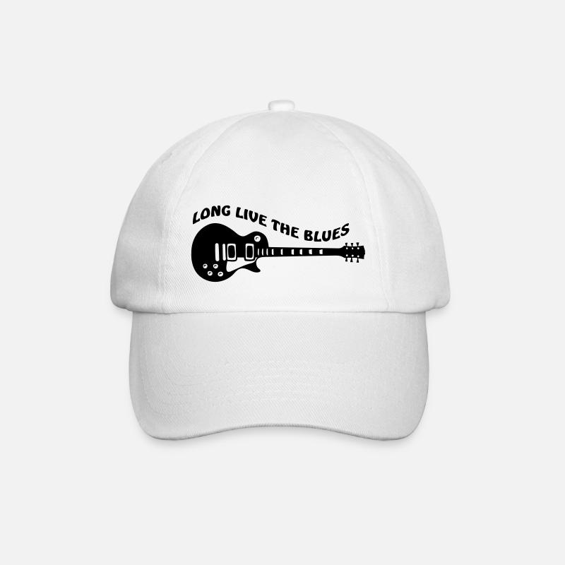 Long Live The Blues - Baseball Cap - white/white