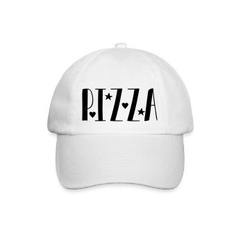 juste Pizza - Casquette classique - blanc/blanc - Devant