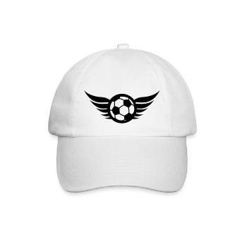 fussball_logo_f1 - Casquette classique - blanc/blanc - Devant