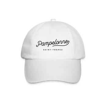 Pampelonne - Saint Tropez - Baseballkappe - Weiß/Weiß - Vorne