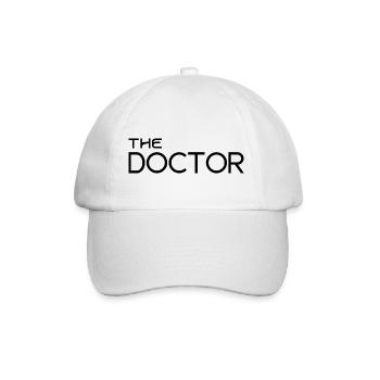 Der Doktor - Baseballkappe - Weiß/Weiß - Vorne