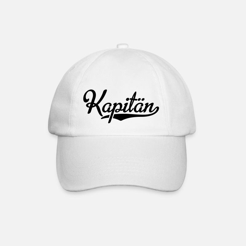 Kapitän - Baseballkappe - Weiß/Weiß