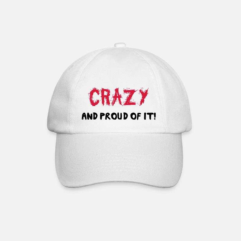 Crazy - Casquette classique - blanc/blanc