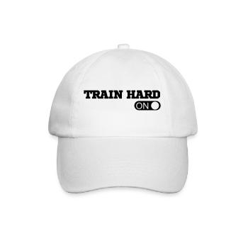 bodybuilder, bodybuilding, fitness, workout, beast - Baseball Cap - white/white - Front