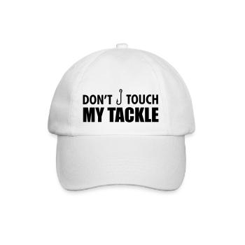 Fishing: Don't touch my tackle - Baseballkappe - Weiß/Weiß - Vorne