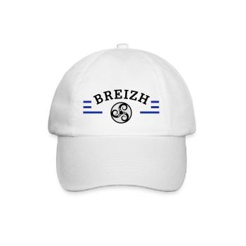 BREIZH - BRETAGNE - TRISKELL - BZH - SYMBOLE - Casquette classique - blanc/blanc - Devant