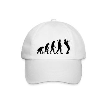 Trompeter - Baseballkappe - Weiß/Weiß - Vorne