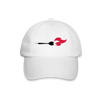 dart dartpfeil - Baseballkappe - Weiß/Weiß - Vorne