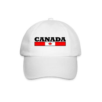 Drapeau du Canada - Casquette classique - blanc/blanc - Devant