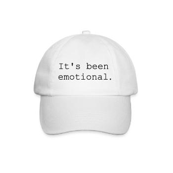 Its been emotional. - Baseball Cap - white/white - Front