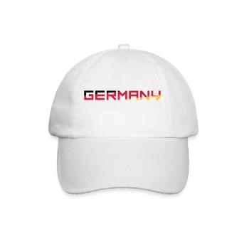 Team Germany Germany Colors Black Red Gold G - Baseball Cap - white/white - Front