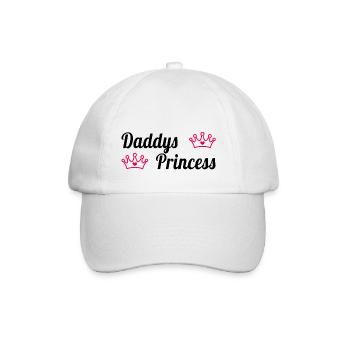 Daddy's Princess - Baseball Cap - white/white - Front