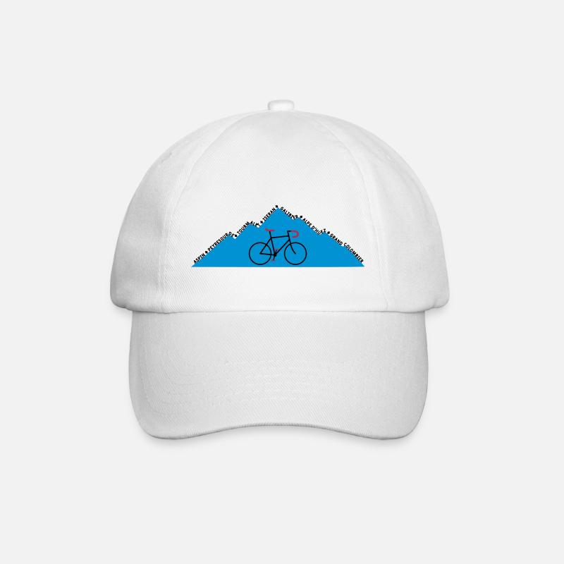 Cyclisme : Les Grands Cols - Casquette classique - blanc/blanc