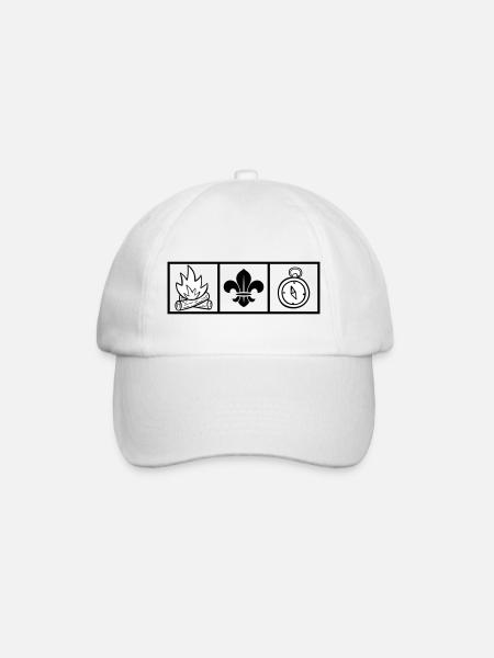 Scout / Scouting - Baseball Cap - white/white