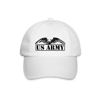 USA ARMY - Baseball Cap - white/white - Front