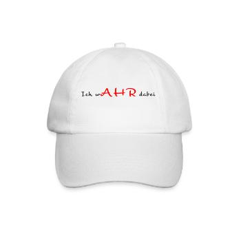 We AHR together | Ahrtal Hochwasser SolidAHRität - Baseballkappe - Weiß/Weiß - Vorne