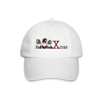 Elves Xmas - Baseball Cap - white/white - Front