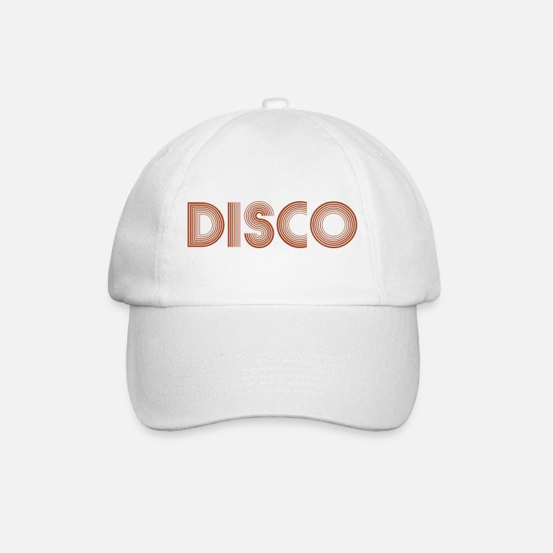 DISCO Dancing Disco Ball - Baseball Cap - white/white