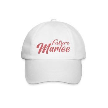 future mariée evjf enterrement vie de jeune fille - Casquette classique - blanc/blanc - Devant