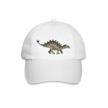 Dino 8 - Baseballkappe - Weiß/Weiß - Vorne