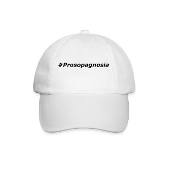 Prosopagnosia - Baseball Cap - white/white - Front