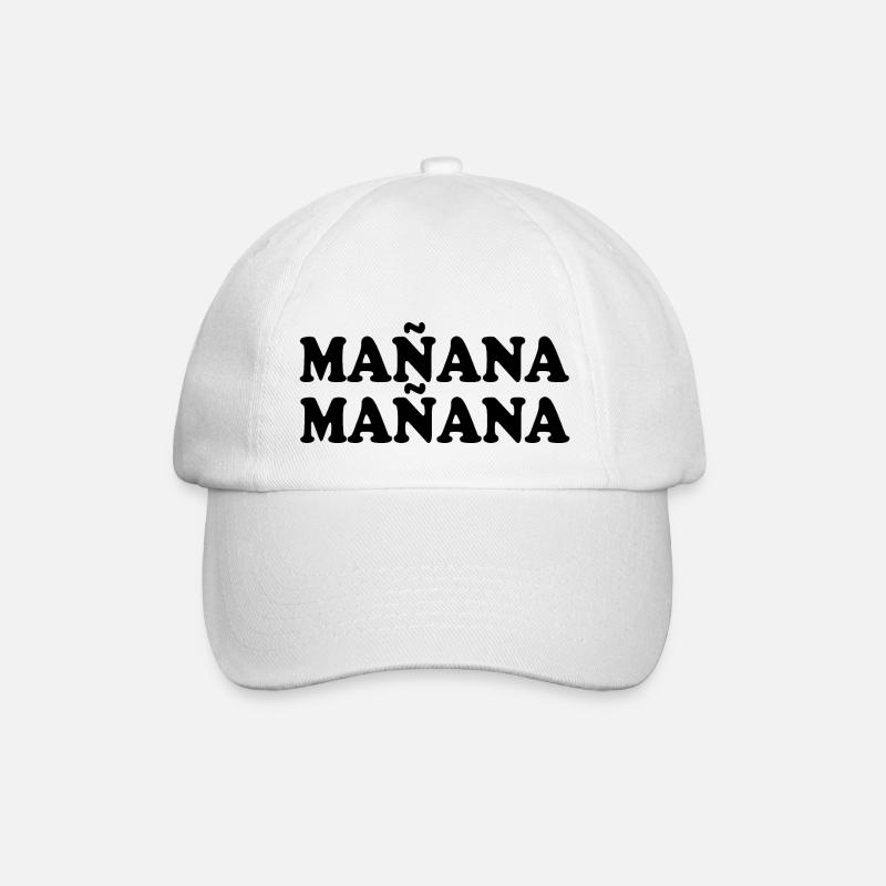 Mañana Mañana - Baseballkappe - Weiß/Weiß