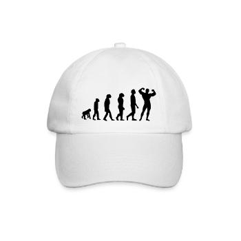 BODYBUILDER - Baseballkappe - Weiß/Weiß - Vorne