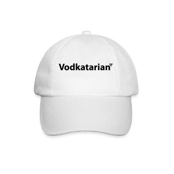 Vodkatarian - All about the Vodka Train #Vodka - Baseballkappe - Weiß/Weiß - Vorne