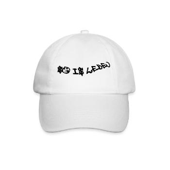 So is Leben - Baseballkappe - Weiß/Weiß - Vorne