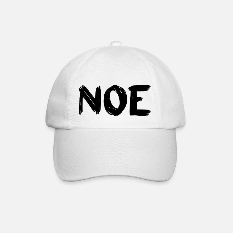 Nein noe Sprüche Lustiges Design - Baseballkappe - Weiß/Weiß