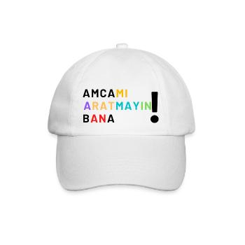 Cocuk Amca Kinder Onkel - Baseballkappe - Weiß/Weiß - Vorne