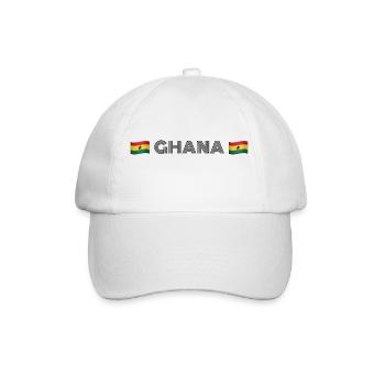 GHANA - Casquette classique - blanc/blanc - Devant