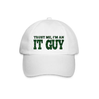 IT guy support geek computer computer geek technicien geek - Casquette classique - blanc/blanc - Devant