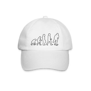 Skateboard Skating Skateboarding Skater Longboard - Casquette classique - blanc/blanc - Devant