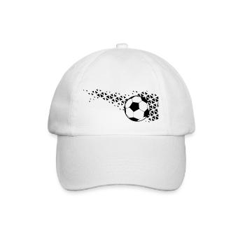 Fußball Soccer - Baseballkappe - Weiß/Weiß - Vorne