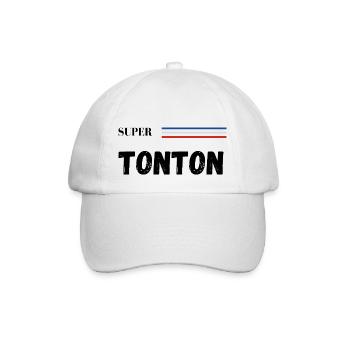 super tonton - t-shirt assorti - Casquette classique - blanc/blanc - Devant